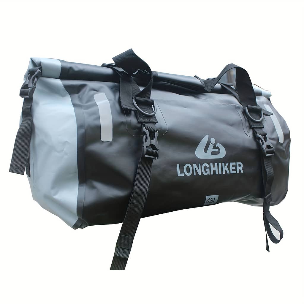 Waterproof Motorcycle Saddlebag – Adjustable Strap, Pvc Material For Skiing, Travel, Hiking, Camping, Boating & Fishing Accessories Shop Online at Dubai Trades 2