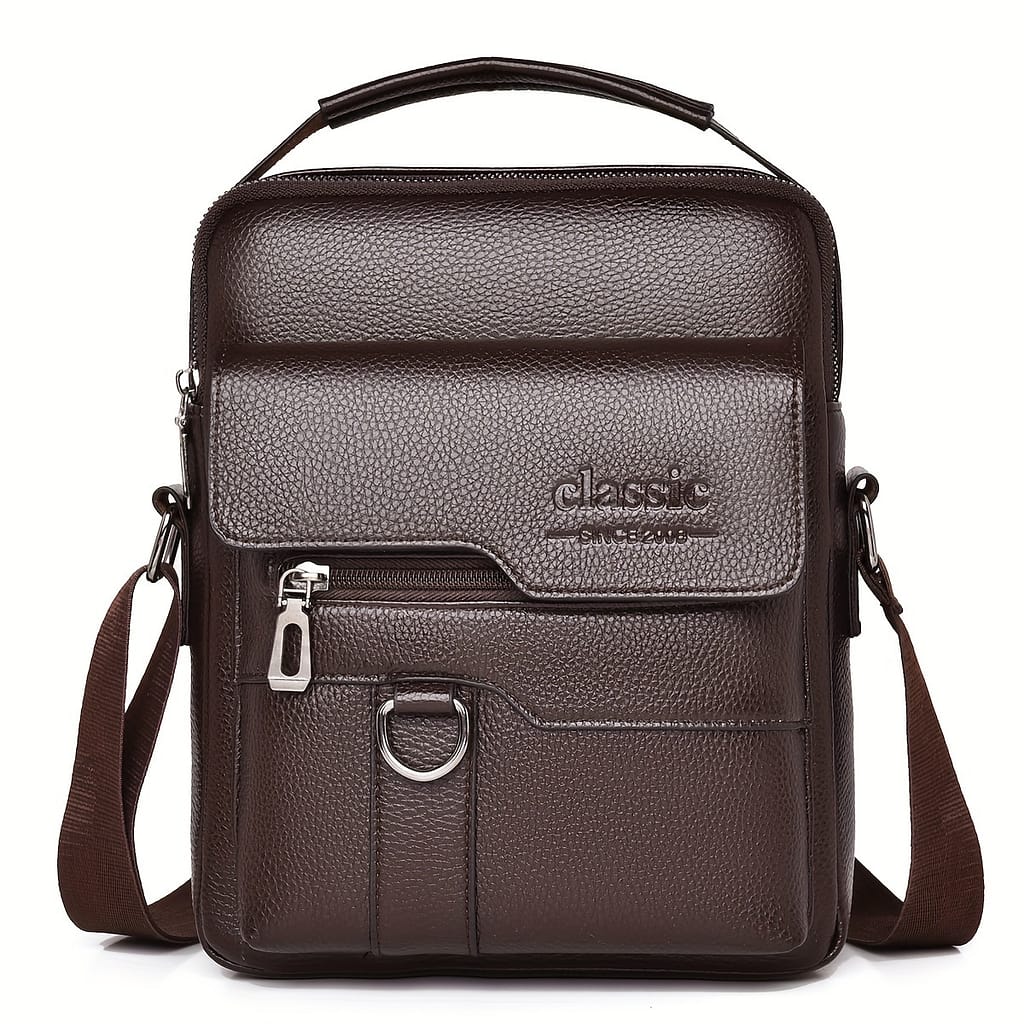 Weixier Men’s Vintage Shoulder Bag – Sleek Bag With Multiple Compartments, Detachable Strap, Office Or Casual Use, Valentine’s Day Gift For Husband Or Boyfriend, Crossbody Bag Clothing, Shoes & Jewelry Shop Online at Dubai Trades 2