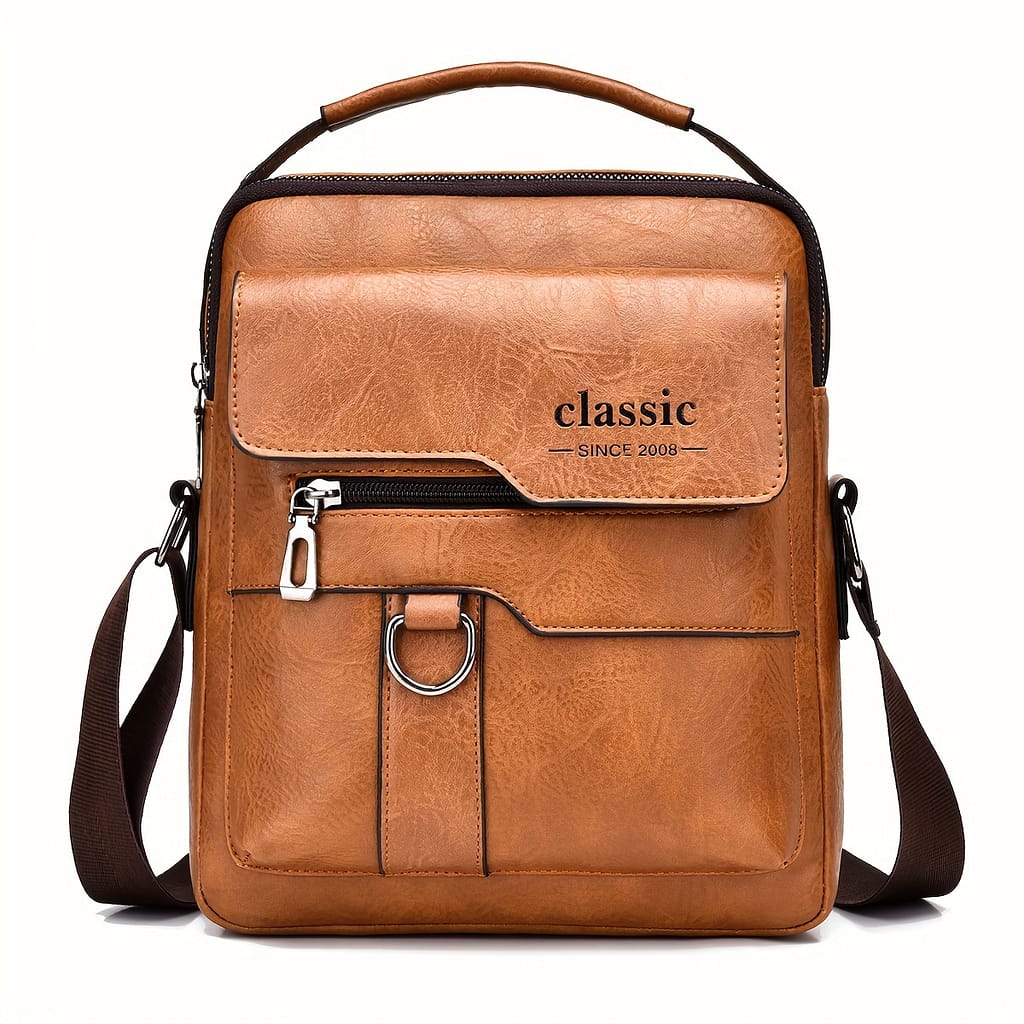Weixier Vintage Messenger Bag – Shoulder Handbag With Adjustable Strap, Lightweight For Business Casual Use – Perfect Valentine’s Gift For Boyfriend Or Husband Briefcases Shop Online at Dubai Trades 2