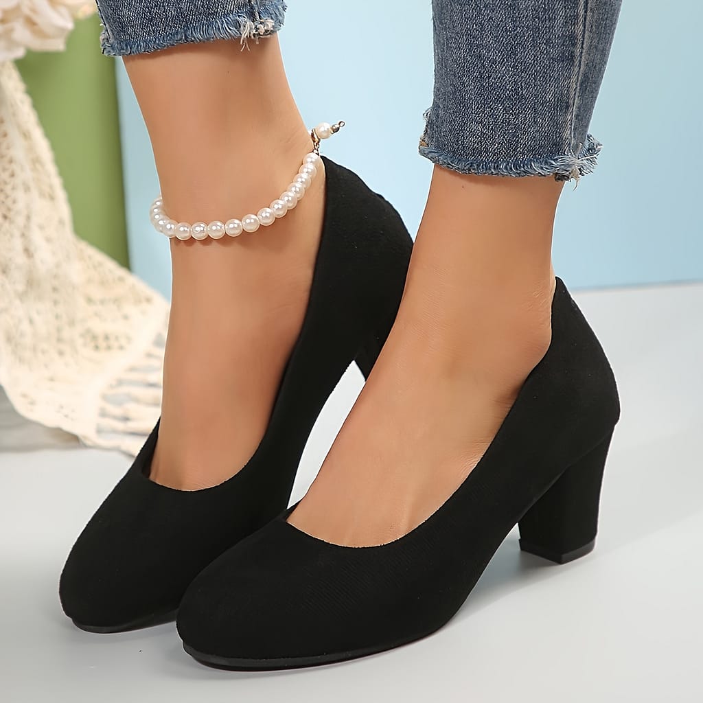 Women’ Color Minimalist Pumps, Shallow Mouth Slip On Soft Sole Shoes, Round Toe Gentle Shoes Clothing, Shoes & Jewelry Shop Online at Dubai Trades 2