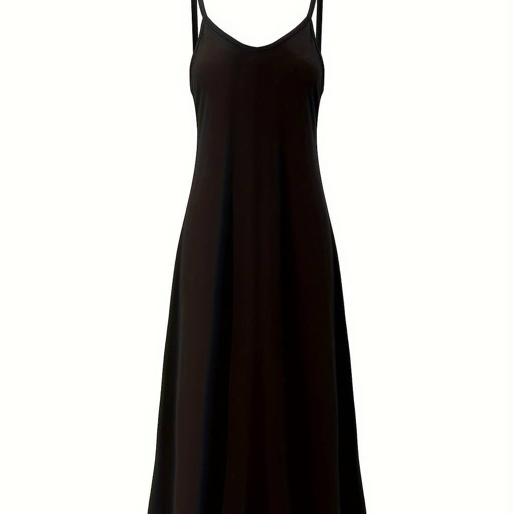Women’ Lounge Dress, Plus Size Solid V Neck Spaghetti Straps Loose Cami Sleep Dress Clothing, Shoes & Jewelry Shop Online at Dubai Trades 2