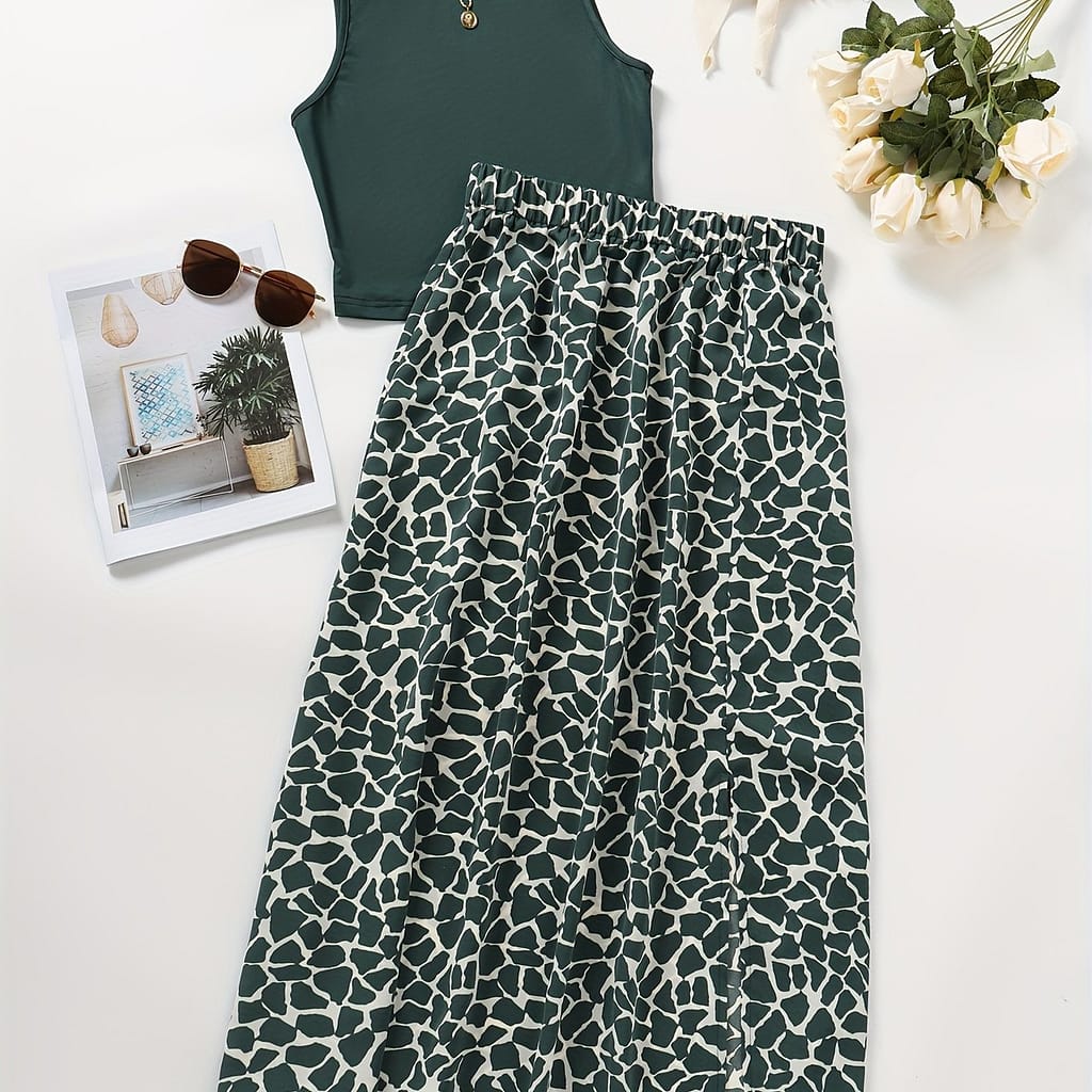 Women’s Floral Print Skirt Set Style Clothing Shop Online at Dubai Trades 2