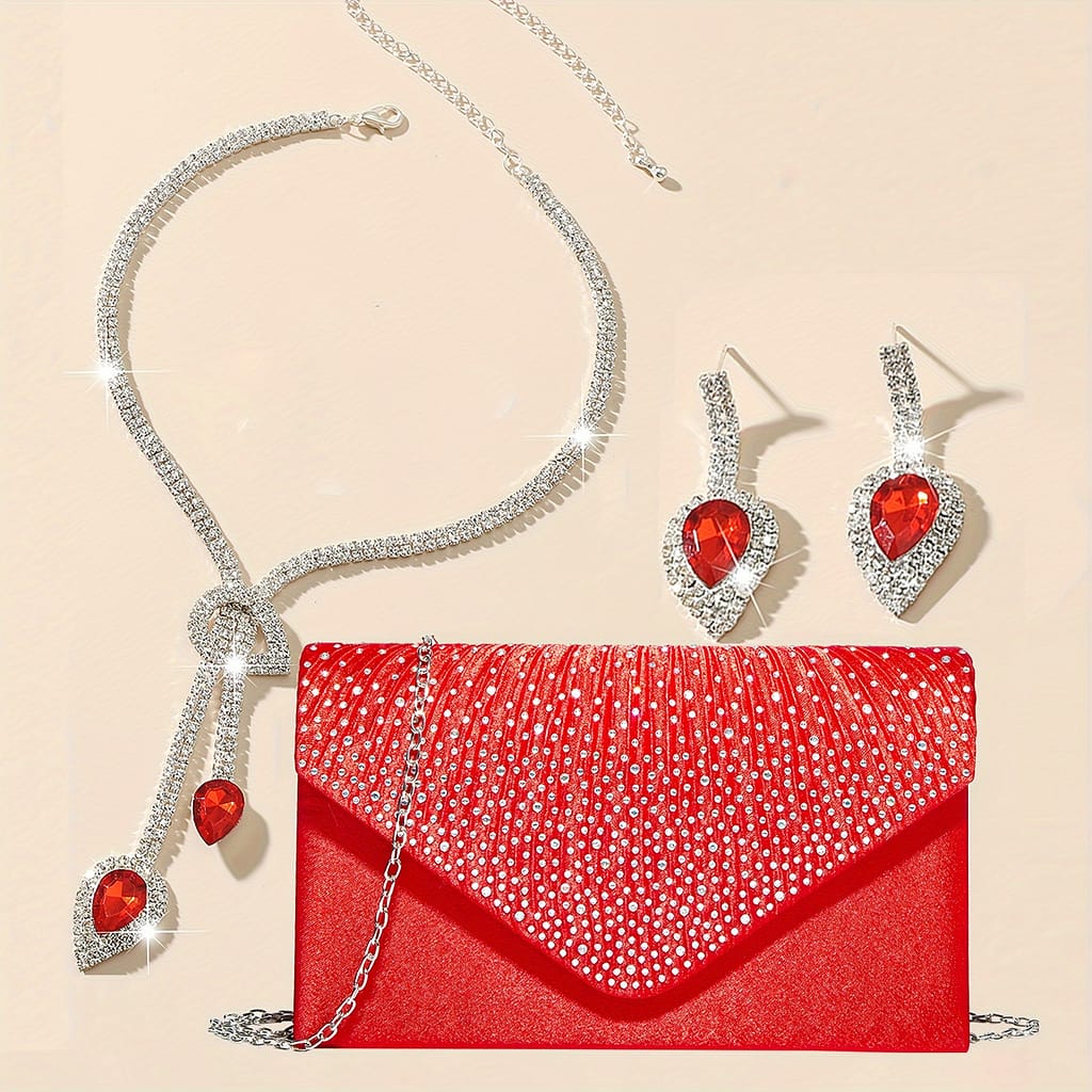 Women’s Handbag Party Glitter Handbag, Detachable Chain, For Weddings And Parties Clothing, Shoes & Jewelry Shop Online at Dubai Trades 2