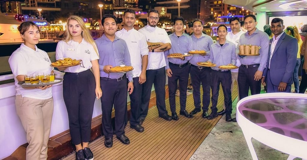 3-Hour Megayacht 5* Dinner + Drinks: Child (Aed 199), Adult (Aed 249) Dubai restaurants Shop Online at Dubai Trades 15