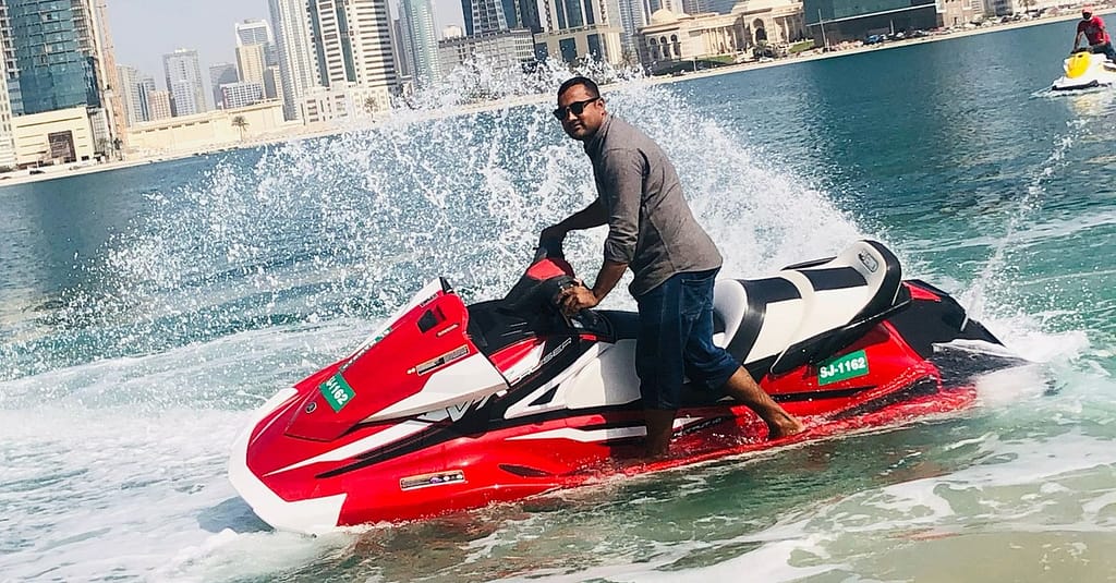 30, 45, Or 60-Min Jet Ski Rental (1500cc) @Al Mamzar, Sharjah National Deal activities Shop Online at Dubai Trades 2