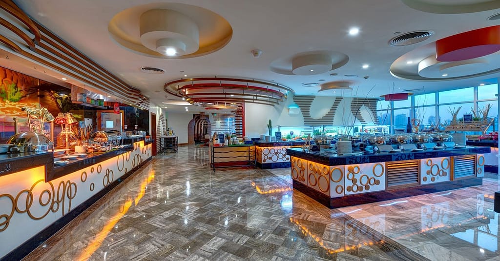 5* Breakfast Buffet At Red Diamond @ 5* Vintage Grand Hotel Dubai Dubai restaurants Shop Online at Dubai Trades 5