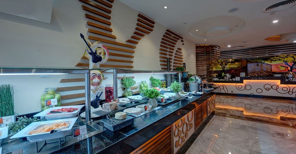 5* Breakfast Buffet At Red Diamond @ 5* Vintage Grand Hotel Dubai Dubai restaurants Shop Online at Dubai Trades 6