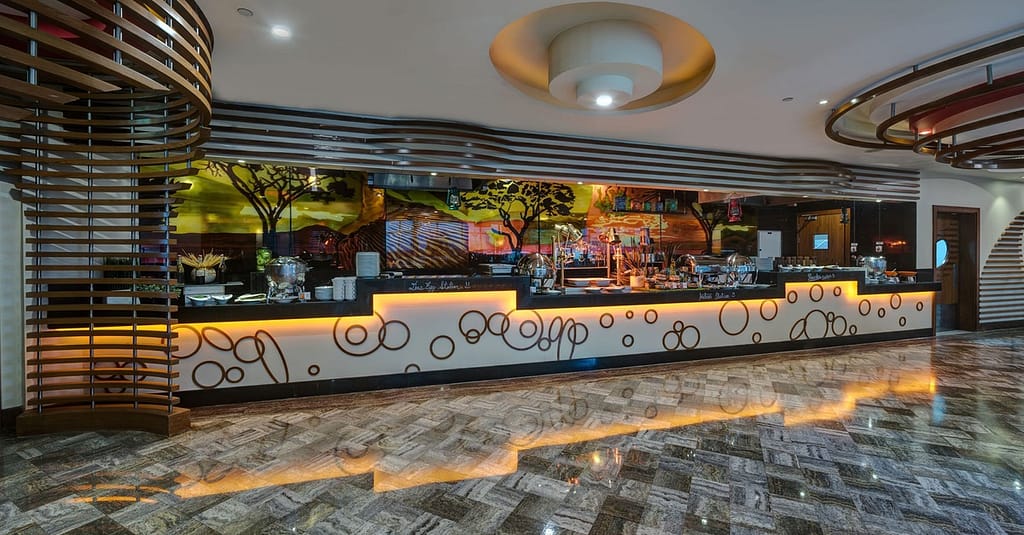 5* Breakfast Buffet At Red Diamond @ 5* Vintage Grand Hotel Dubai Dubai restaurants Shop Online at Dubai Trades 7