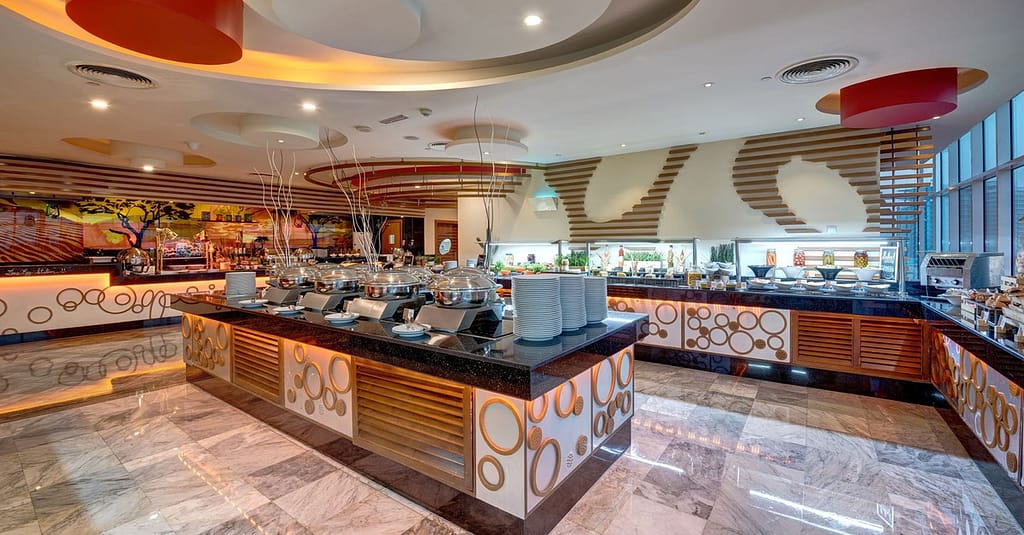 5* Breakfast Buffet At Red Diamond @ 5* Vintage Grand Hotel Dubai Dubai restaurants Shop Online at Dubai Trades 2