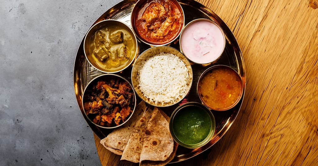 5* Celebration Thali At The Spice Tree Dubai restaurants Shop Online at Dubai Trades 2