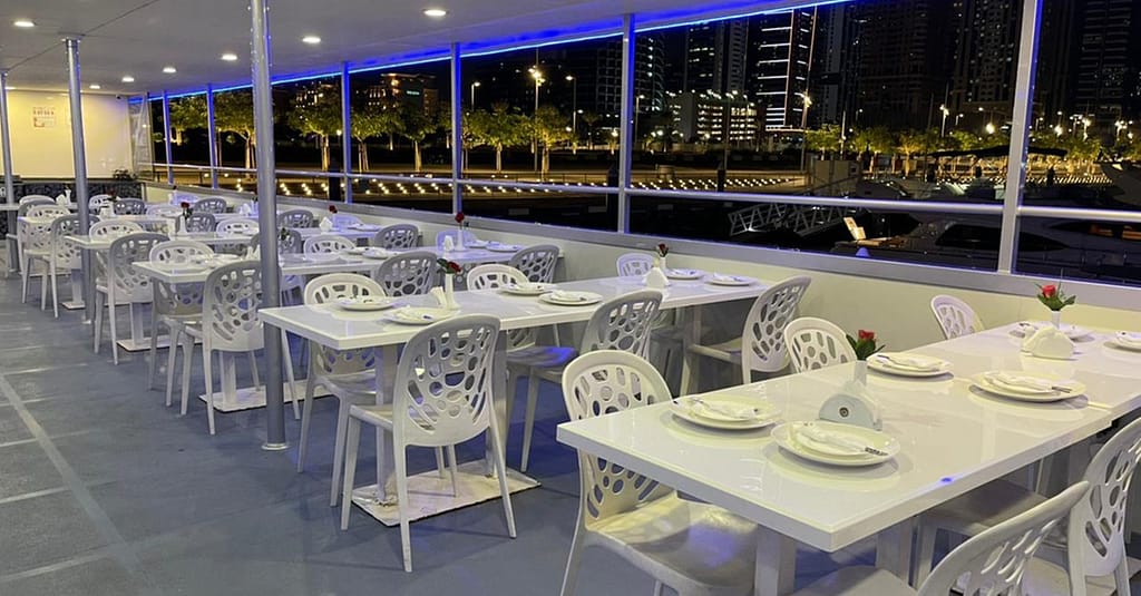 5* Marina Catamaran Cruise: Child (Aed 139), Adult (Aed 149) Dubai restaurants Shop Online at Dubai Trades 5