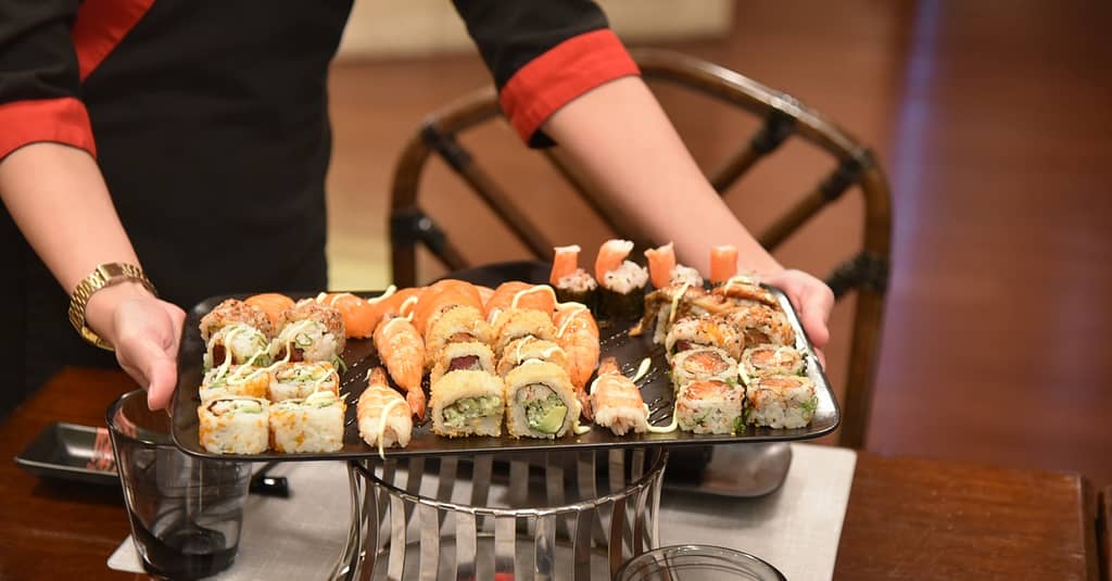 5* Sushi Night At Hibachi @ 5* Movenpick Grand Al Bustan Dubai restaurants Shop Online at Dubai Trades 3