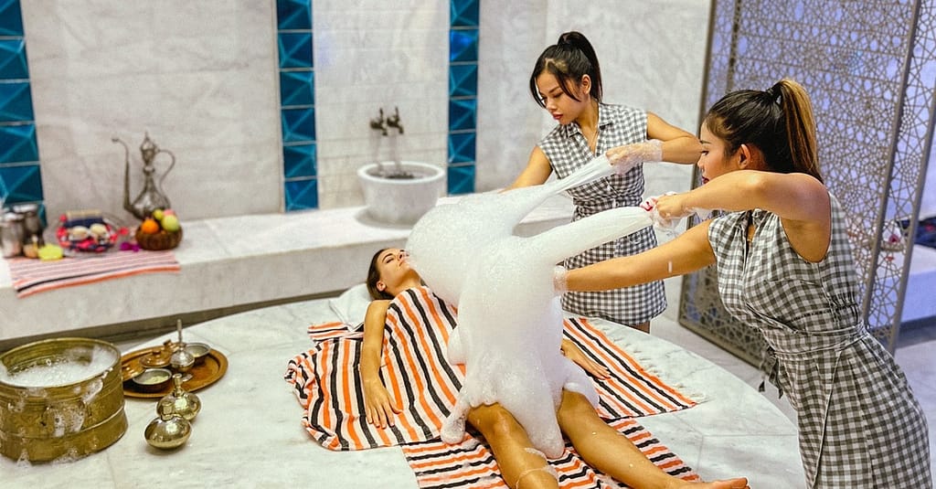 50-Minute “”Traditional Turkish Hammam”” (Foam Spa Treatment & Scrub) Dubai other Shop Online at Dubai Trades 13
