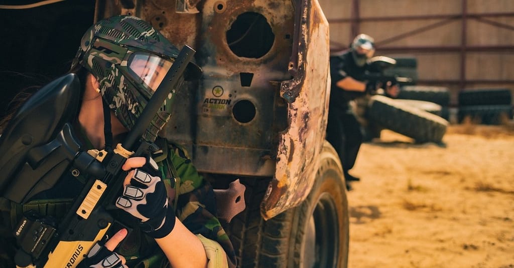 90-Min Paintball Experience With 100 Or 200 Paintballs With Gear Dubai activities Shop Online at Dubai Trades 2