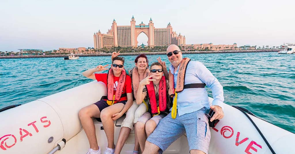 90-Min Sightseeing Speedboat Cruise With Photo Stops, Music, & More Dubai package Shop Online at Dubai Trades 5