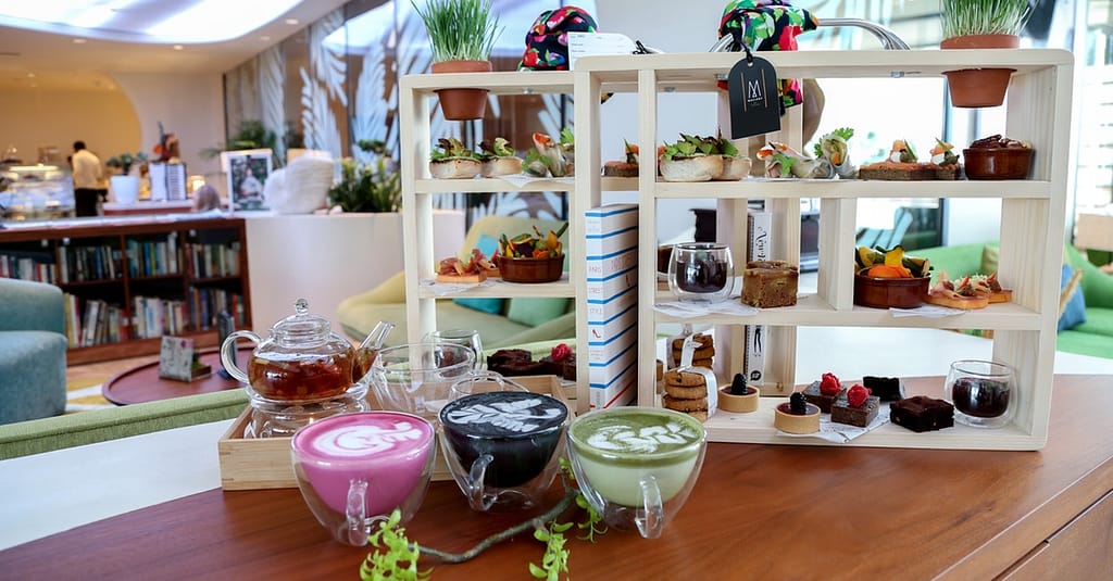 Afternoon Tea At Chapters At 4* At The Retreat Palm Dubai restaurants Shop Online at Dubai Trades 2