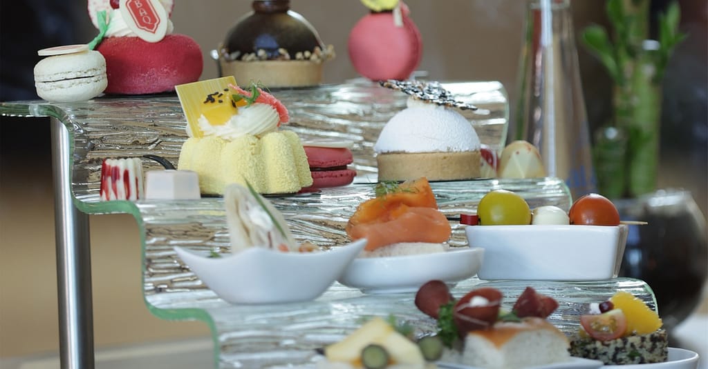 Afternoon Tea For Up To Four Adults At Rosé Lounge Bar At Bab Al Qasr Abu Dhabi restaurants Shop Online at Dubai Trades 3