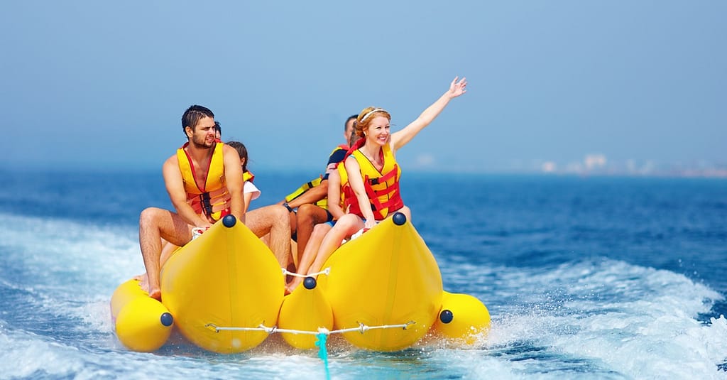 Banana Boat Or Donut Boat Ride For One, Two Or Four At Laama Yachts Dubai activities Shop Online at Dubai Trades 2