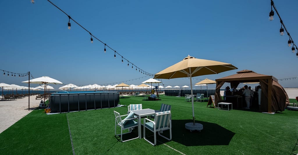Beach Resort Pool And Beach Access W/ Optional Food & Beverages Credit Dubai activities Shop Online at Dubai Trades 5
