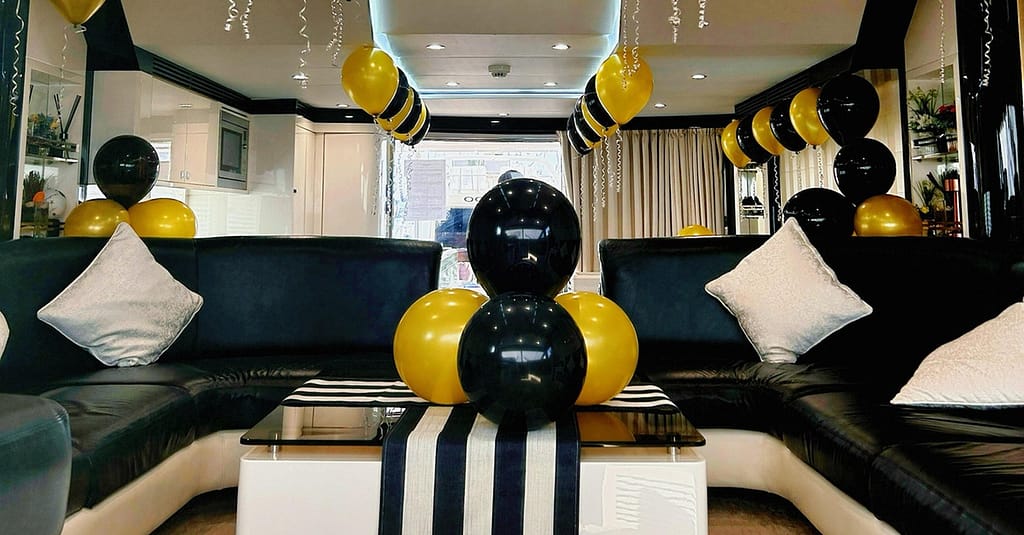 Birthday, Romantic, Bachelor/Bachelorette Party Decorations For Yachts Dubai restaurants Shop Online at Dubai Trades 20