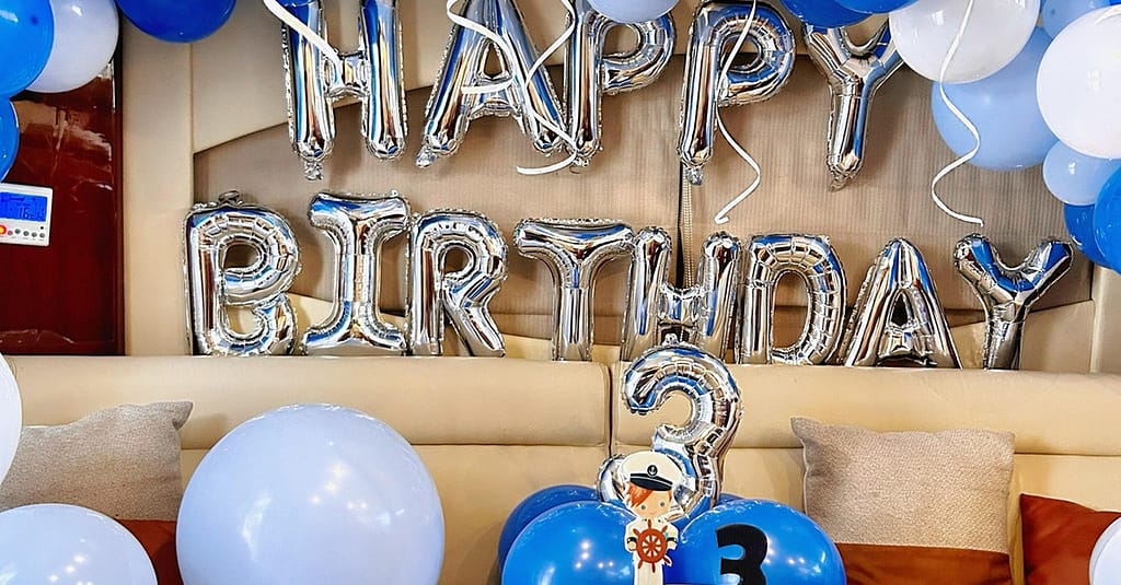 Birthday, Romantic, Bachelor/Bachelorette Party Decorations For Yachts Dubai restaurants Shop Online at Dubai Trades 3