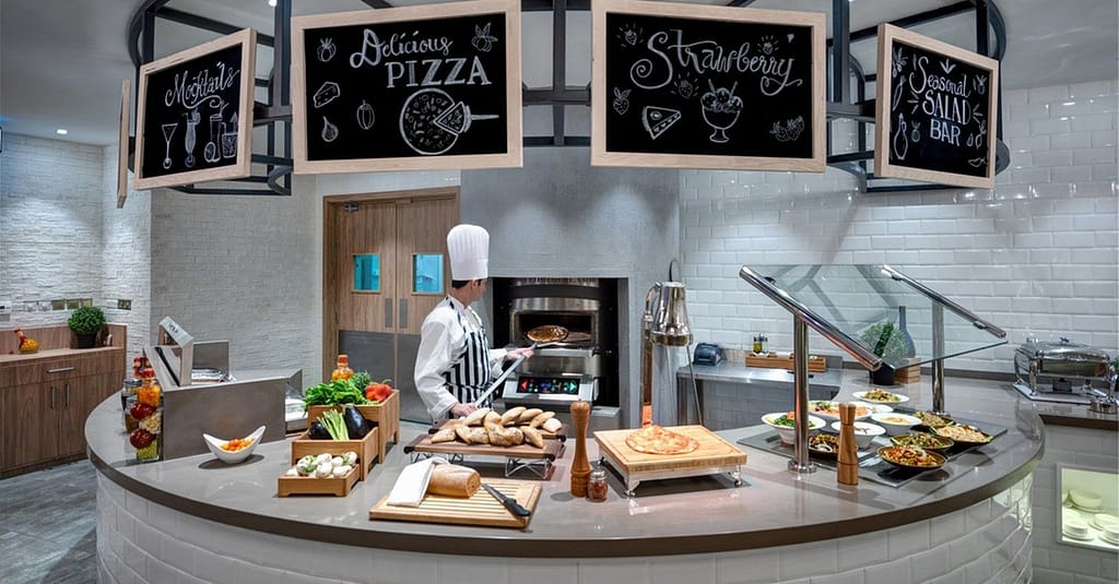 Breakfast Buffet At Pranzo At 4* Time Oaks Hotel Dubai restaurants Shop Online at Dubai Trades 4