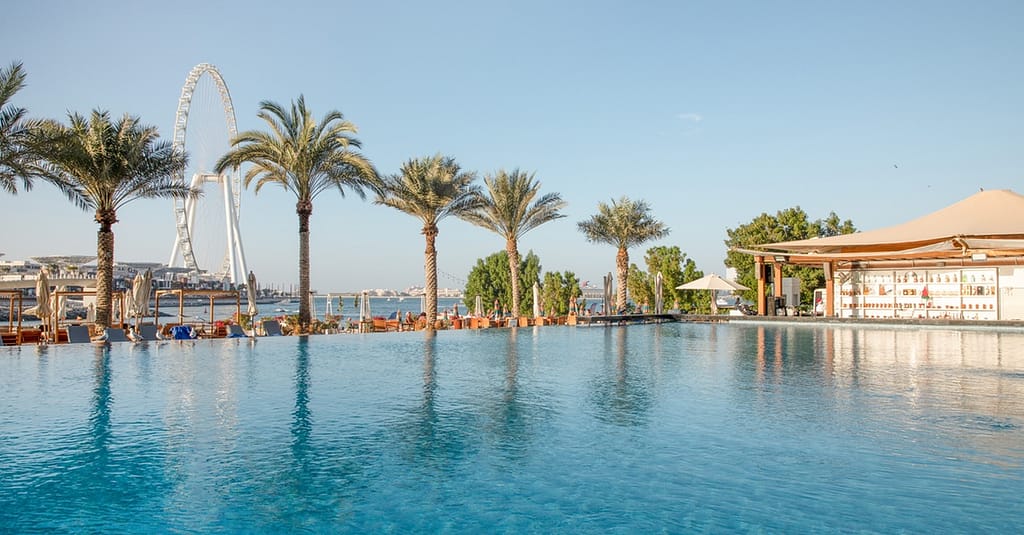 Breakfast With Pool Access For A Child And Adults! Dubai restaurants Shop Online at Dubai Trades 4