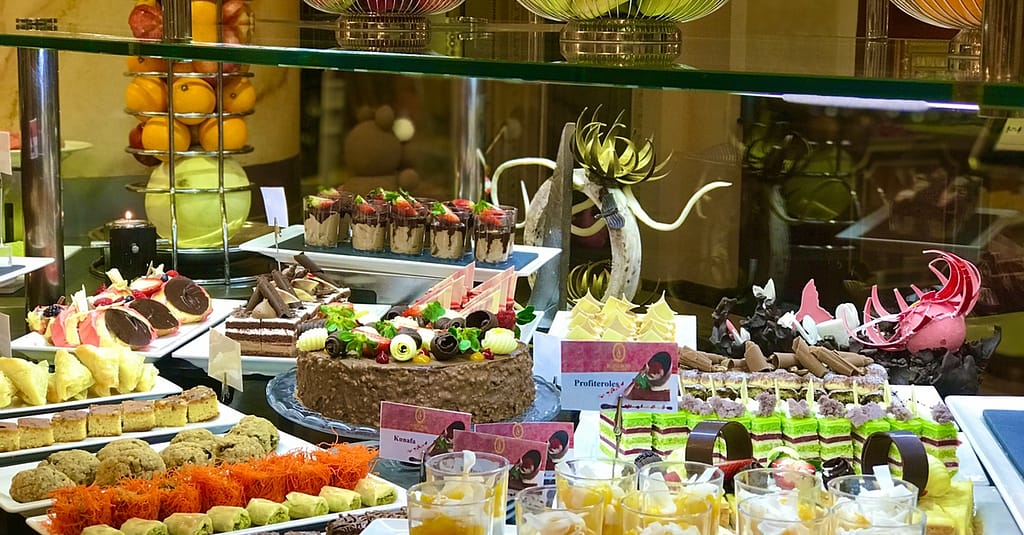 Buffet At Printania At 5* Royal Rose Hotel: Child Aed 55, Adult Aed 89 Abu Dhabi restaurants Shop Online at Dubai Trades 7