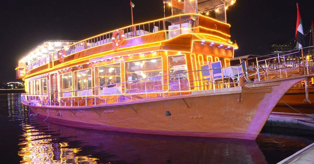 Canal Cruise Buffet Dinner Cruise For 1 Child Or 1, 2, Or 4 Adults Dubai restaurants Shop Online at Dubai Trades 5