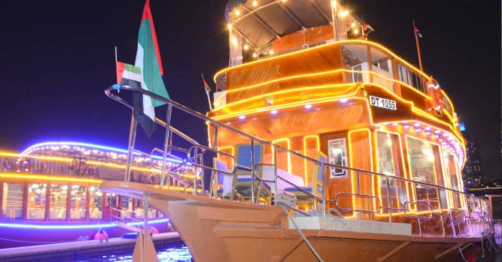 Canal Cruise Buffet Dinner Cruise For 1 Child Or 1, 2, Or 4 Adults Dubai restaurants Shop Online at Dubai Trades 7