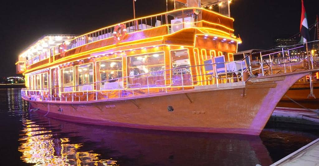 Canal Dhow Cruise Or Trio Package At Desert Vibes Tourism Dubai restaurants Shop Online at Dubai Trades 3
