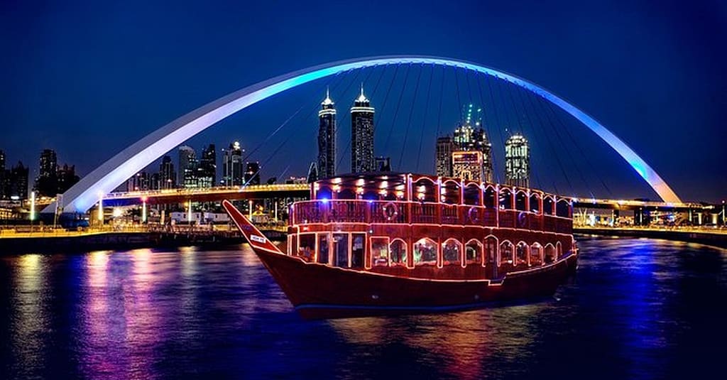 Canal Dhow Cruise Or Trio Package At Desert Vibes Tourism Dubai restaurants Shop Online at Dubai Trades 2