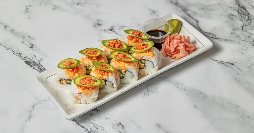 Choice Of Any Sushi Roll With Soft Drink At Ichikura Dubai restaurants Shop Online at Dubai Trades 5