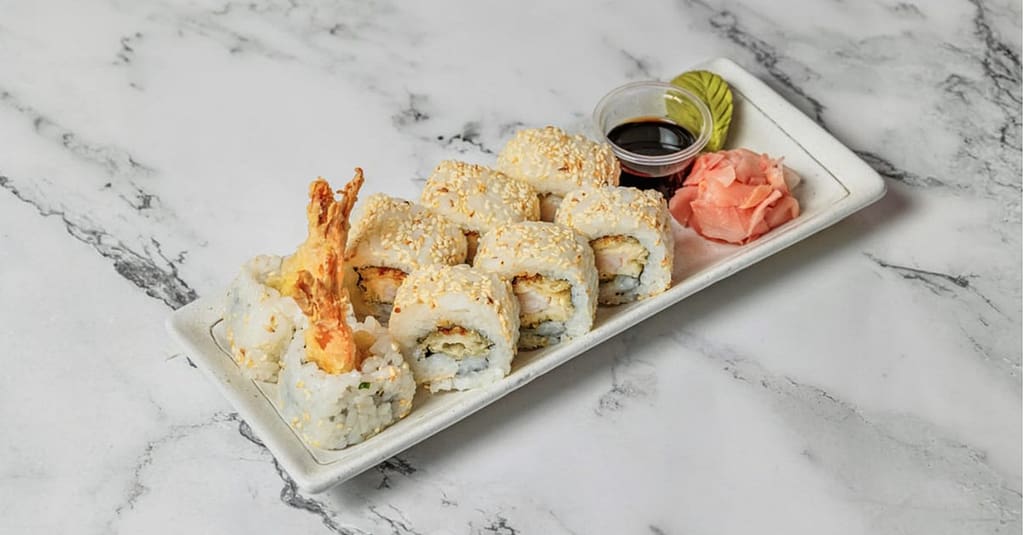 Choice Of Any Sushi Roll With Soft Drink At Ichikura Dubai restaurants Shop Online at Dubai Trades 6