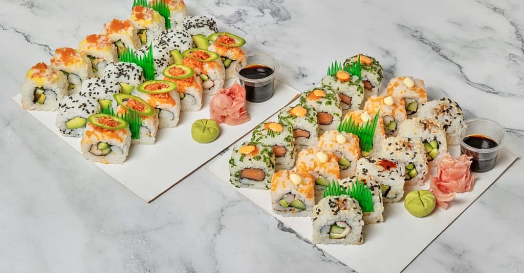 Choice Of Any Sushi Roll With Soft Drink At Ichikura Dubai restaurants Shop Online at Dubai Trades 2