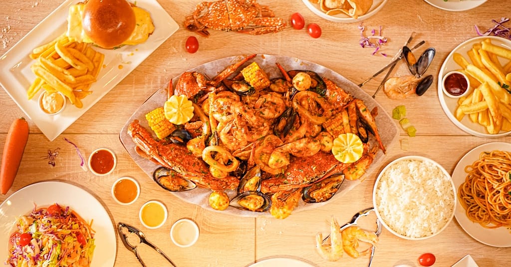 Choose From Sailor Boil Or Captain Boil At Shellfish Bar Dmcc Dubai restaurants Shop Online at Dubai Trades 5