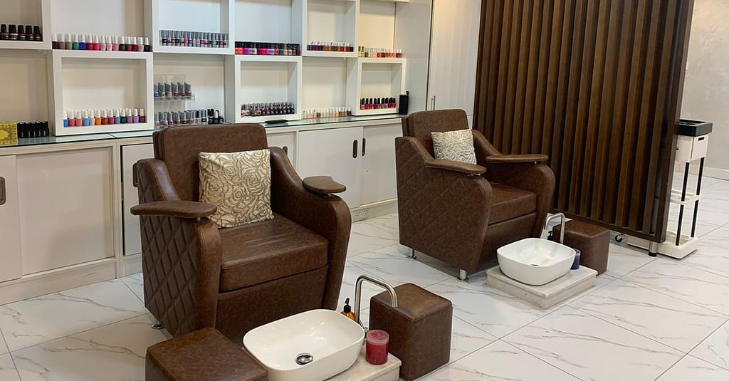 Classic Or Gelish Manicure And Pedicure At Noor Modern Ladies Saloon Abu Dhabi other Shop Online at Dubai Trades 2