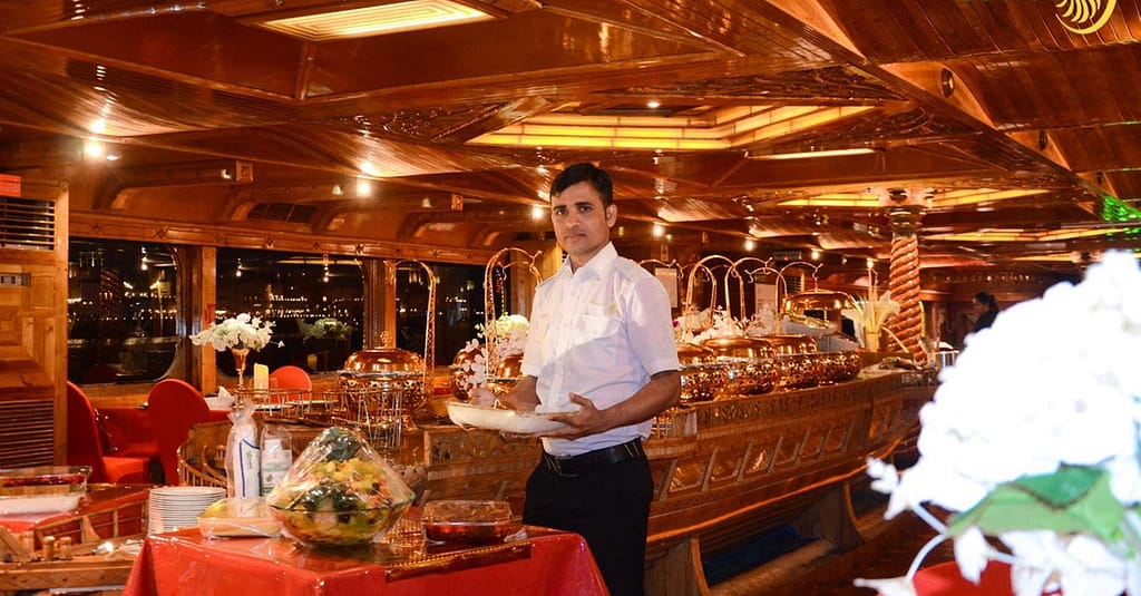 Creek Cruise Buffet Dinner Cruise For 1 Child Or 1, 2 Or 4 Adults Dubai restaurants Shop Online at Dubai Trades 7