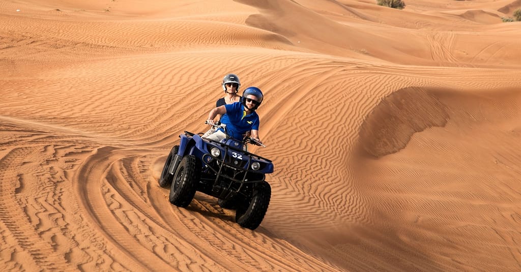 Desert Safari + 30 Minutes Quad Bike With 4×4 Home Pickup Dubai activities Shop Online at Dubai Trades 5