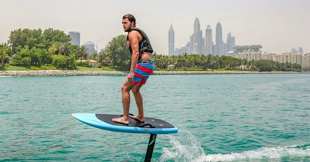 Electric Hydrofoil Session Dubai activities Shop Online at Dubai Trades 2
