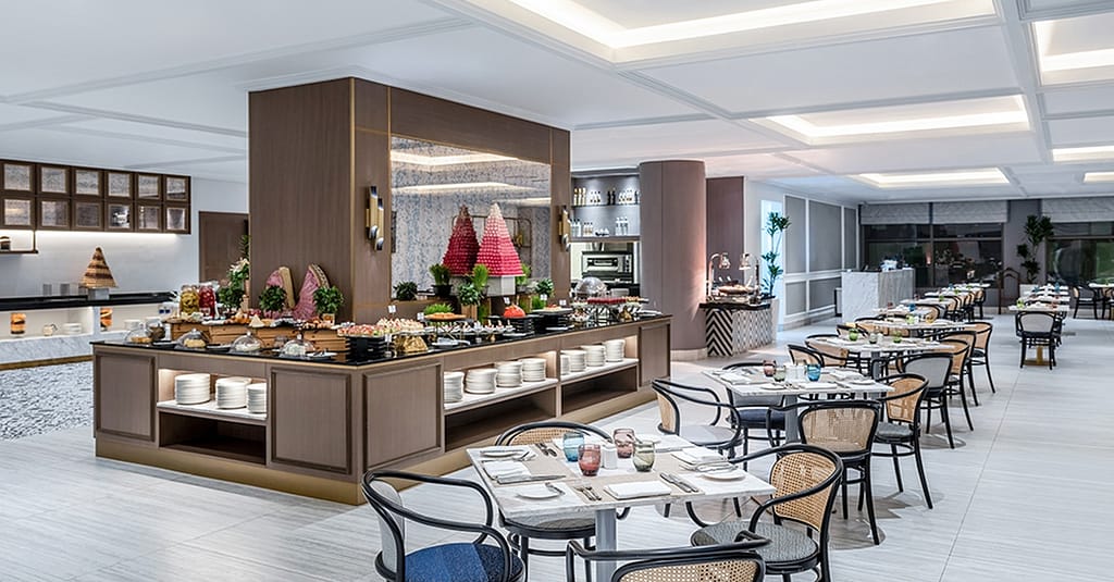 Embark On A Flavor Adventure: 5* Lunch Buffet Feast With Beverages Dubai restaurants Shop Online at Dubai Trades 2