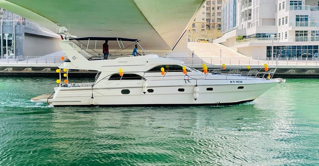 Embark On A Luxury Dubai Marina Yacht Cruise At Media Waves Yachts! Dubai activities Shop Online at Dubai Trades 11