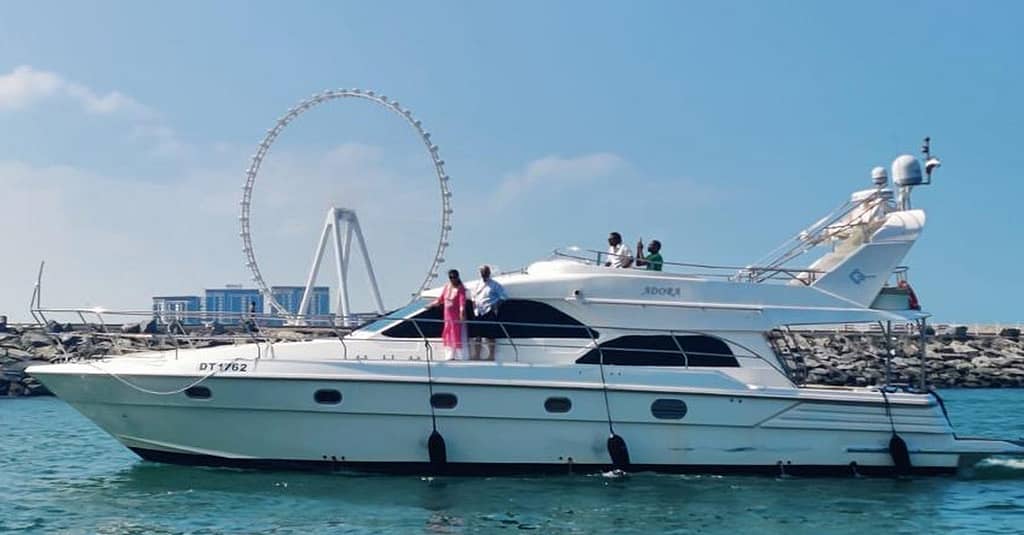Embark On A Luxury Dubai Marina Yacht Cruise At Media Waves Yachts! Dubai activities Shop Online at Dubai Trades 7
