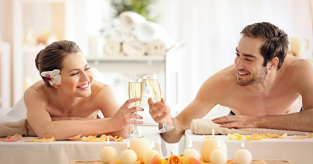 Enjoy A 45-Min Couple Spa Treatment With Optional Hair Spa Or Facial Dubai other Shop Online at Dubai Trades 2