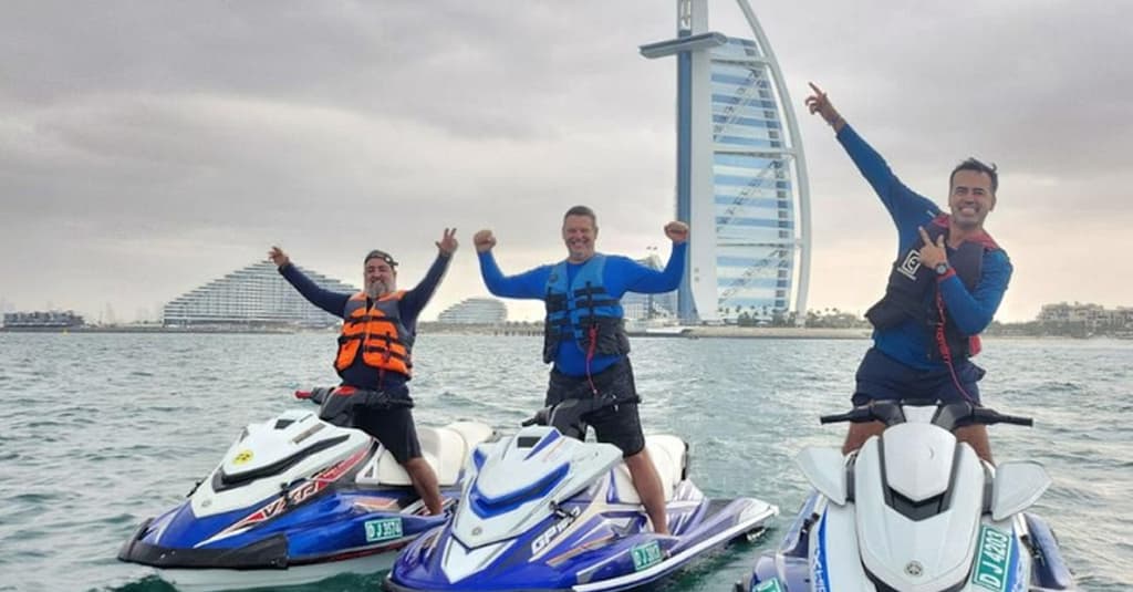 Feel The Rush With A 30 Or 45-Minute Jet Ski Rental For Two Persons Dubai activities Shop Online at Dubai Trades 5