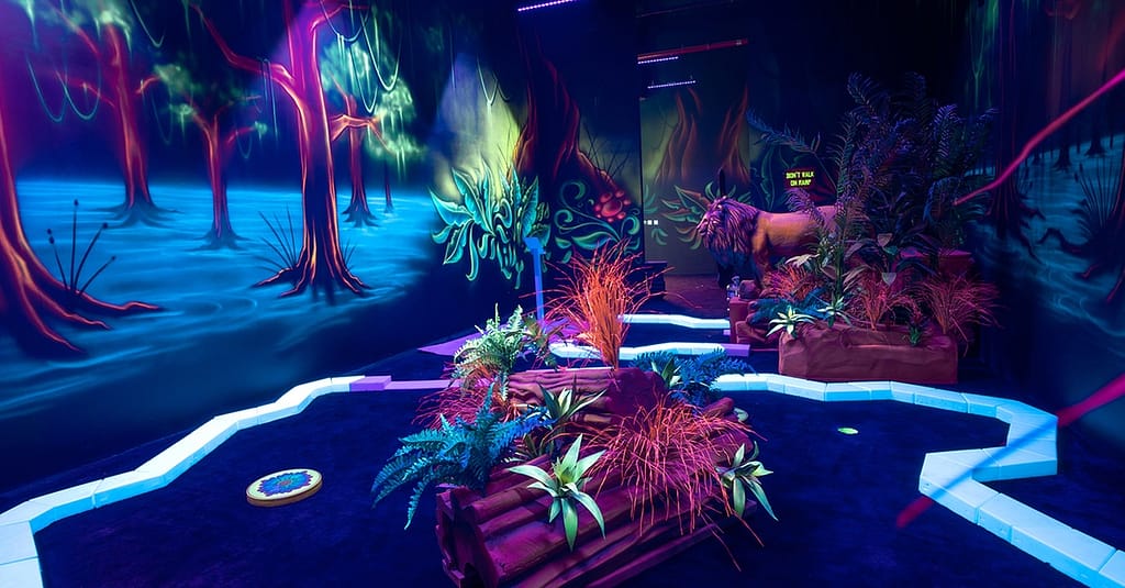 Glow Golf Experience At Mystic Golf By Tr88house @Bluewaters Island Dubai activities Shop Online at Dubai Trades 4