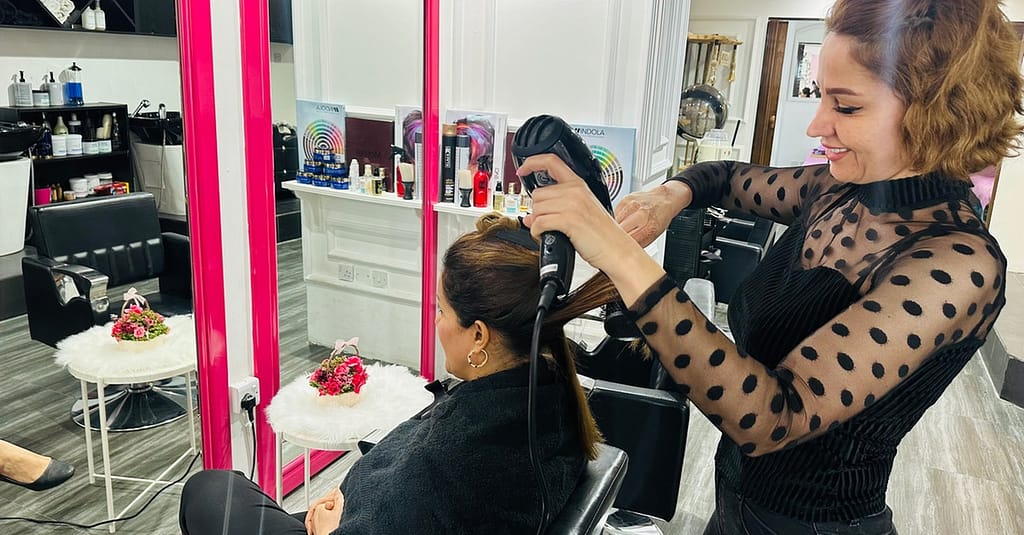 Hair Cut, Wash, Hot Oil Treatment And Blow-Dry At Alora Beauty Salon Abu Dhabi other Shop Online at Dubai Trades 3