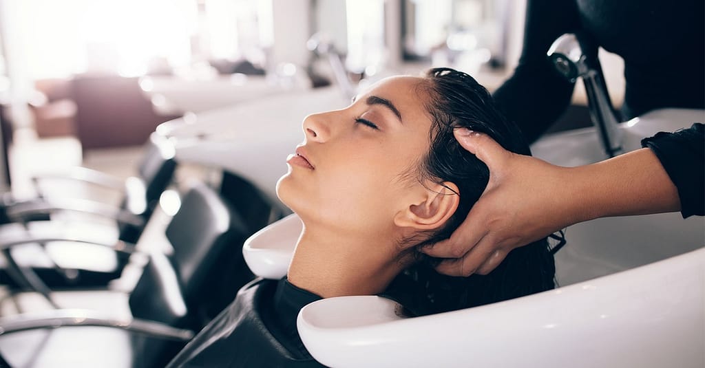 Hair Wash, Blow Dry Or Hot Oil Treatment At Divine Beauty Lounge Dubai other Shop Online at Dubai Trades 2