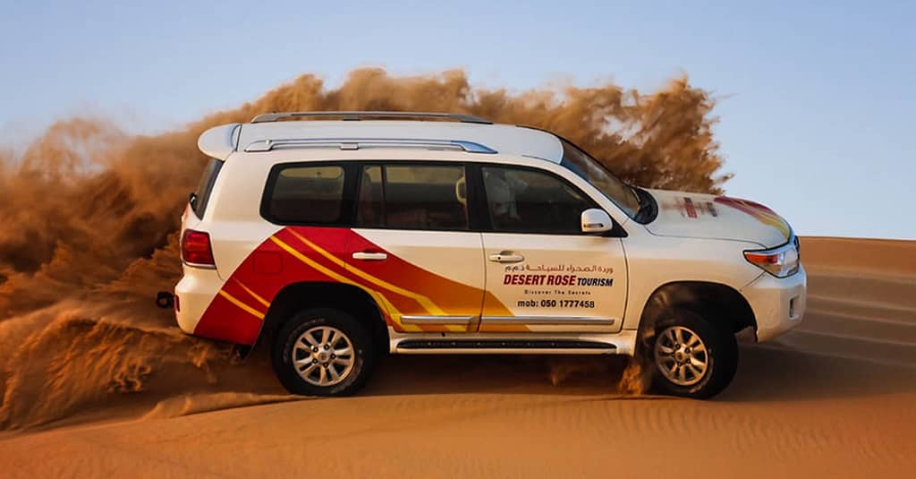 Half-Day Desert Safari Experiences With Dune Dinner, Pickup & More Abu Dhabi package Shop Online at Dubai Trades 9