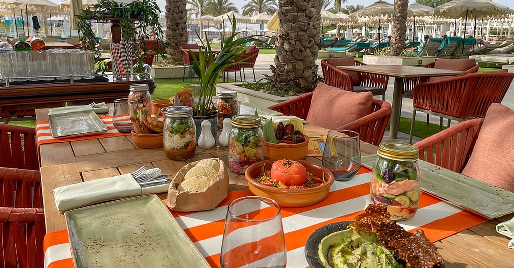 Have A Fun Saturday: Brunch With Pool And Beach Access Dubai restaurants Shop Online at Dubai Trades 7